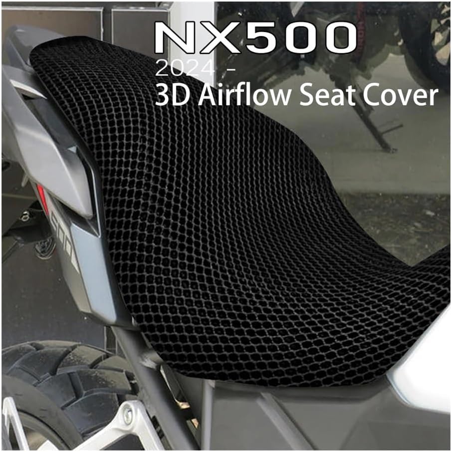 Motorcycle Seat Cover for H&OND&A NX500 NX 500 2024 Motorcycle Seat Cover 3D Airflow Seat Protect