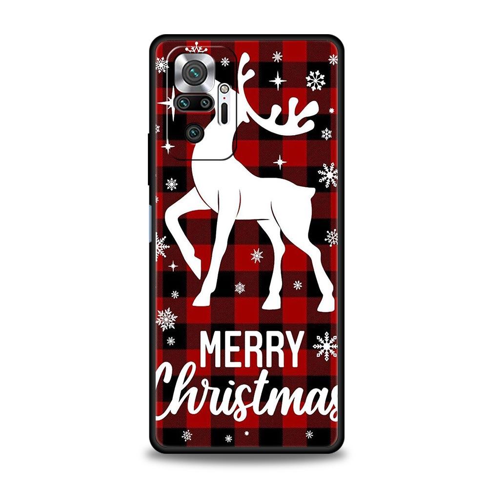 Phone Case For Xiaomi Redmi Note 13 12 5G 9S 9 8 10 11 Pro 9T 13C 12C 10C 9C 9A 7 Pro Silicone Cover Christmas Graphic Printed