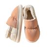 Down cloth warm cotton shoes winter thickened velvet indoor cotton slippers couple bag and home shoes