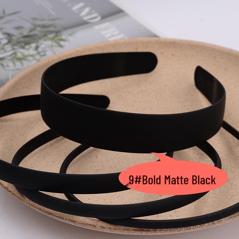 Matte Wave Unisex Headband for Long Hair & Makeup
