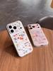 Kawaii Characters Hello Kitty Glitter Phone Case For iPhone 15 16 17 Pro Max INS Cute Sweet Style Large Window Shockproof