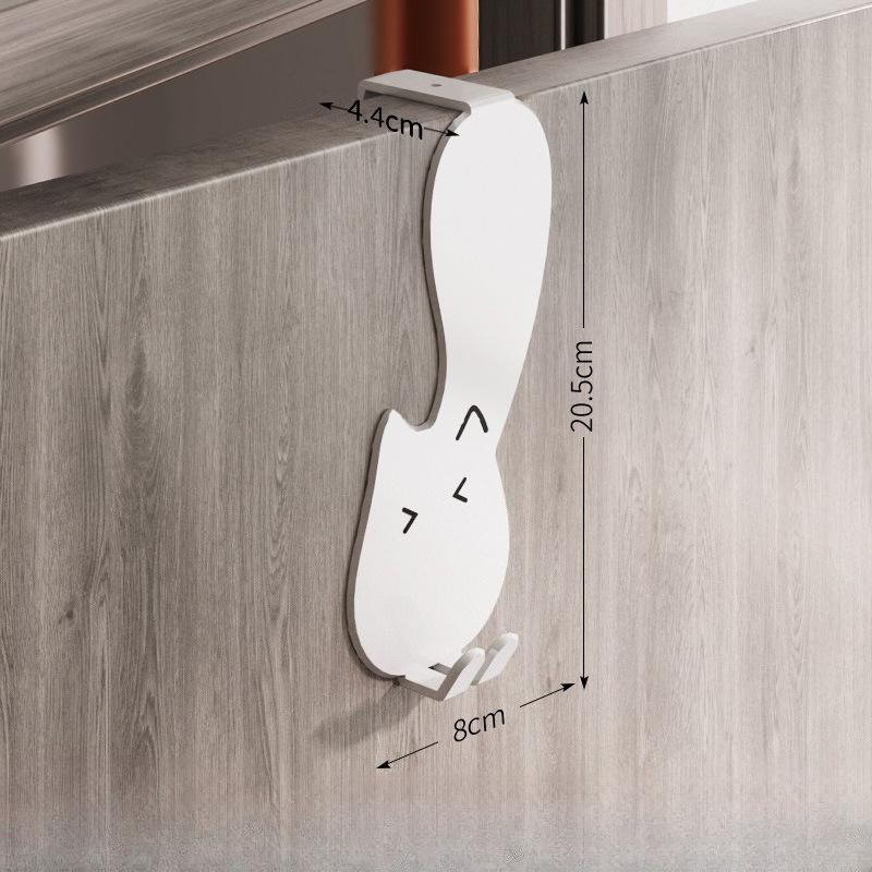 

Door Hanging Hook Door Rear Hook Storage Rack No Drilling Kitchen Cabinet Door Wall Hanging Clothes Hanger Storage Clothes Hats Keys Artifact