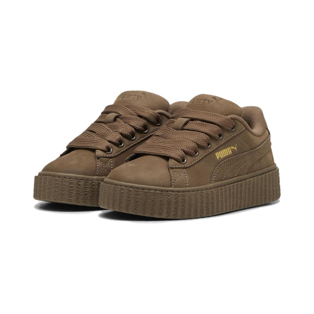 Puma Fenty X Creeper Phatty Little Kid Earth Tone Pack - Totally Taupe Kids Sneakers Brown Gold Warm-White 399867-01