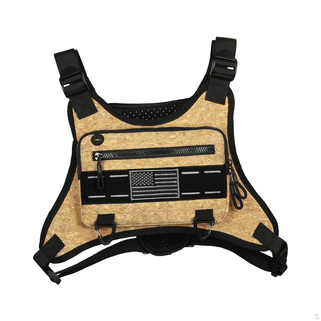 Outdoor Sports Chest Bag Oxford Cloth Vest for Running Exercise Cycling