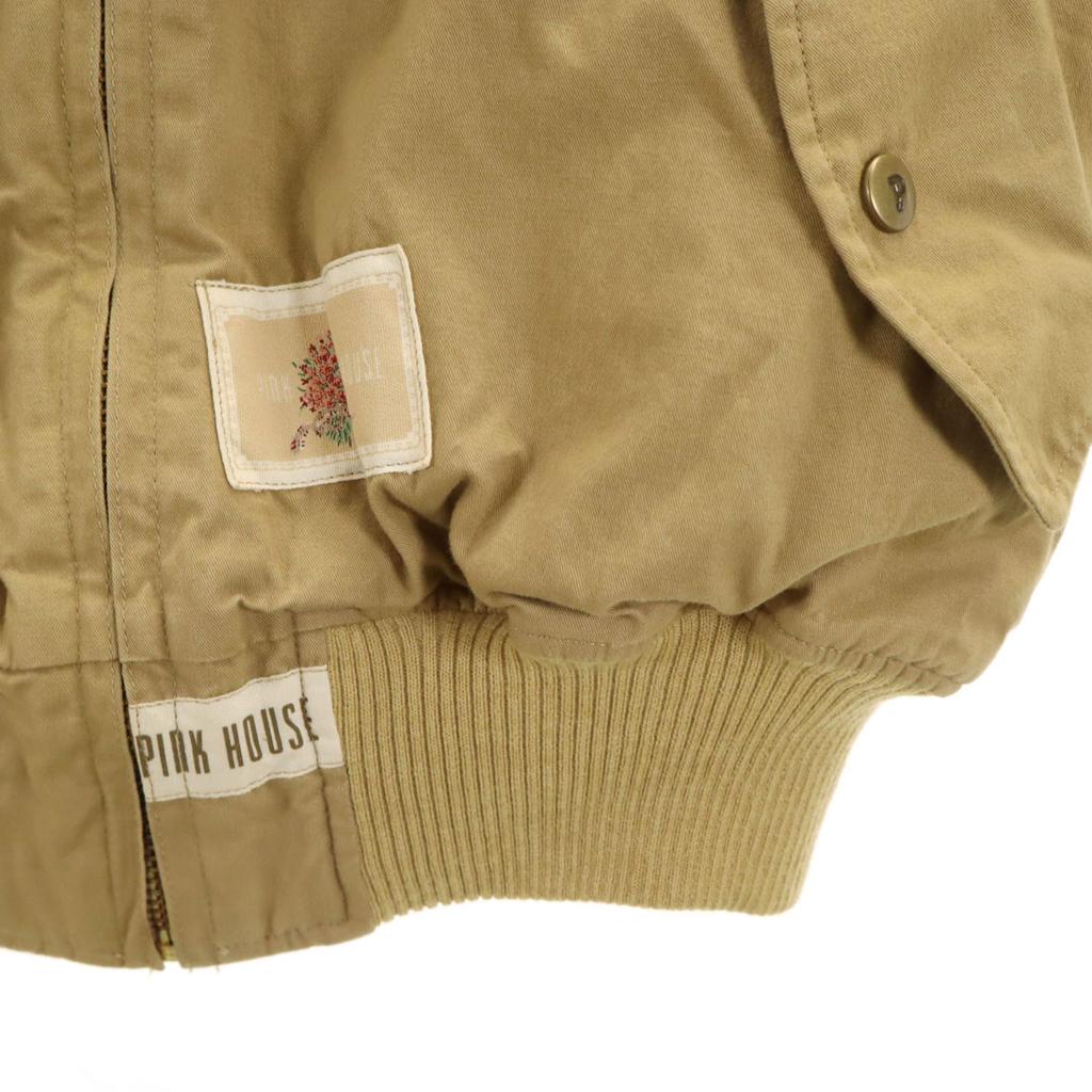 PINK HOUSE Made In Japan Blouson Beige Lightly Padded Women Used