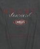 SLOWACID Pigment Danger Sign Short Sleeve T-Shirt [Charcoal]