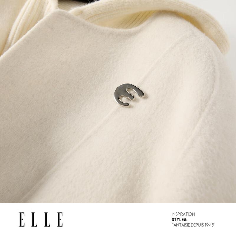 ELLE Women's French Style Wool Vest Coat