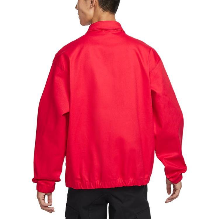 Nike Jackets Men's University Red Lapel Moderate Other FQ0407-657