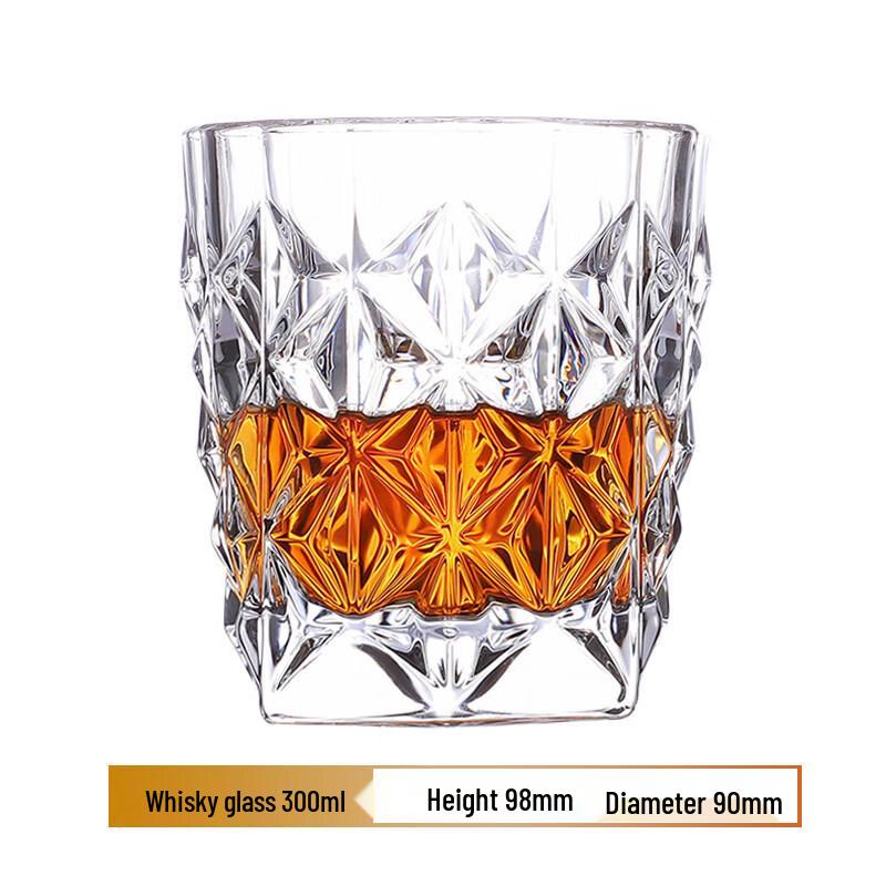 European Crystal Glass Mystery Whiskey Cups