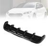 Universal Car Rear Bumper Diffuser ABS Plastic Black Shark Fin Spoiler For Automotive Exterior Accessories