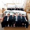P1Harmony K-pop Bedding Set, Duvet Cover + 2 Pillowcases, Idol Group Graphic Bed Linens for Home & Dorm Use