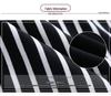 Women's Long-Sleeve V-Neck Slim Fit Striped T-Shirt - Black & White Korean Fashion for Spring/Autumn