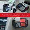 Car Storage PU Leather Pouch Bag Phone Holder Pocket Organizer Auto Accessories
