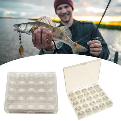 25 Pezzi 20M Pesca alla Carpa Filo Idrosolubile Invisibile a Scioglimento Rapido Legatura Esche da Pesca Sacchetto Bianco PVA Filo per Esca Accessori da Pesca
