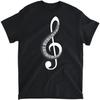 T-shirt, chemise à manches longues, sweat-shirt et sweat à capuche unisexe pour adulte, motif notes de piano et clavier de piano classique, fabriqué au Canada. Fabriqué au Canada.