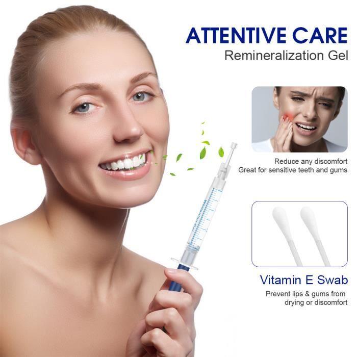 Kit de blanchiment dentaire - IFANZE - 11pcs - Gel au peroxyde de carbamide - Lampe LED - Réutilisable