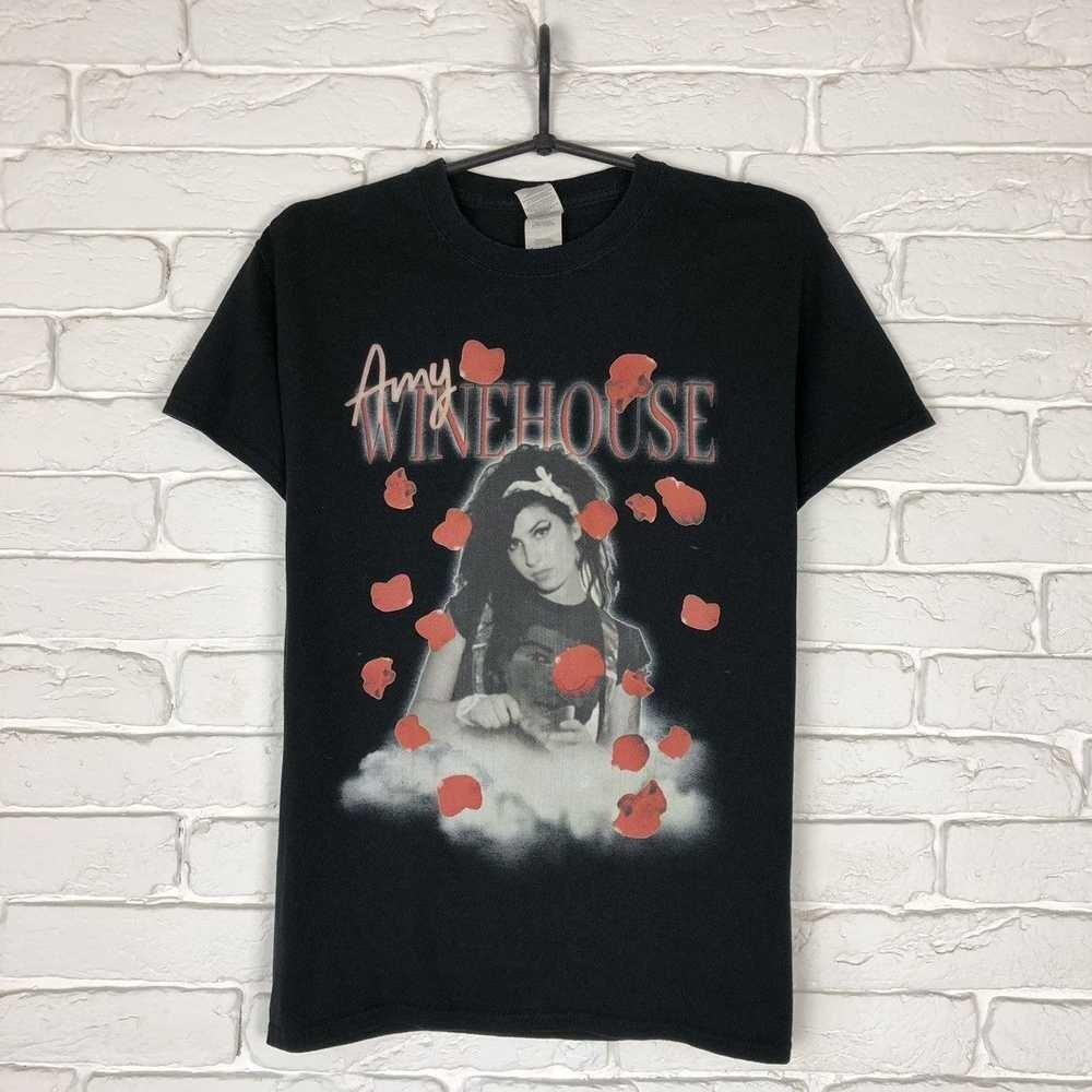 Band Tees Amy Winehouse Flower Shirt TShirt  S234XL Shirt Unisex T-Shirt S