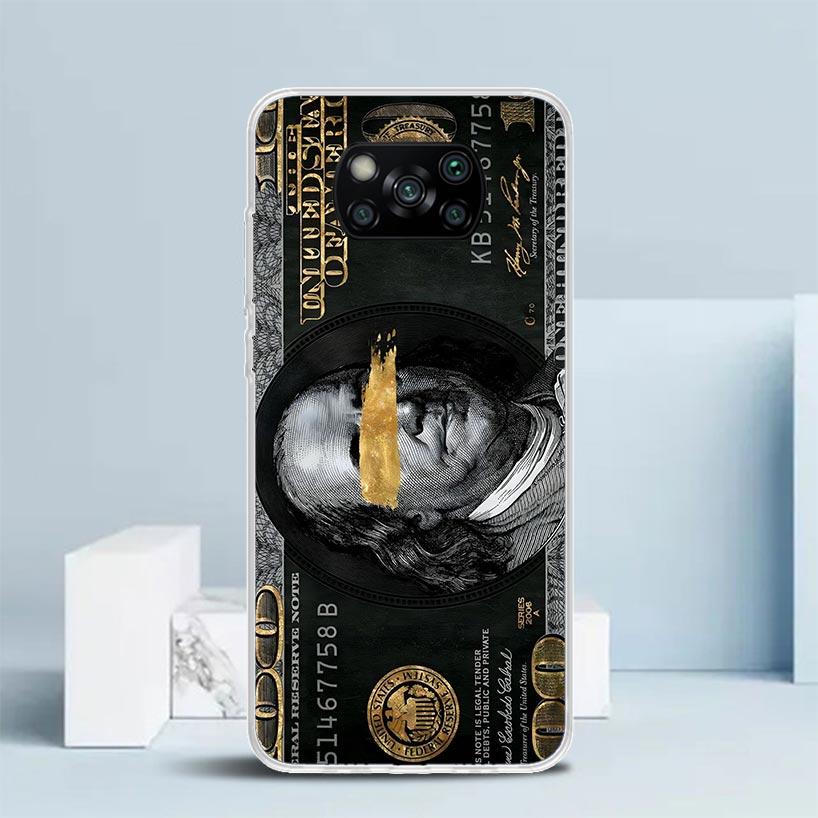 Banknote Dollar Cash Money Phone Case For Xiaomi Poco F7 Ultra X5 X6 X7 Pro M7 Redmi 15C 15 13C 13 12C 12 10C 10 10A 9 9C 9A 9T