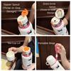 600ml Insulated Cup Large Capacity Vacuum-insulated Bottle Gifts Cartoon Water Cups