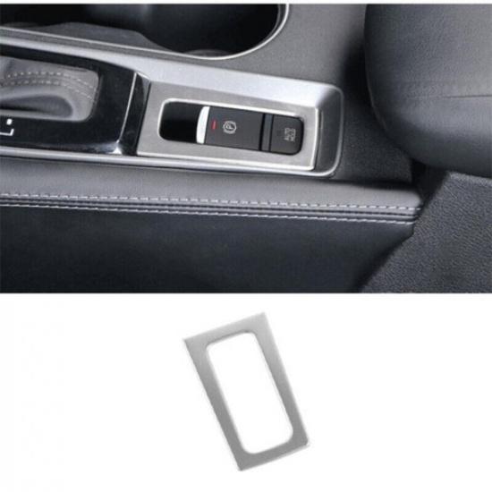 For Nissan Altima/Teana - Silver Steel Electronic Handbrake Cover Trim