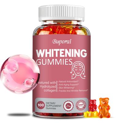Glutathione Collagen Gummies: Brighten Skin Tone, Provide Antioxidant Benefits, Whiten and Anti-aging Support, Suitable for Adults.