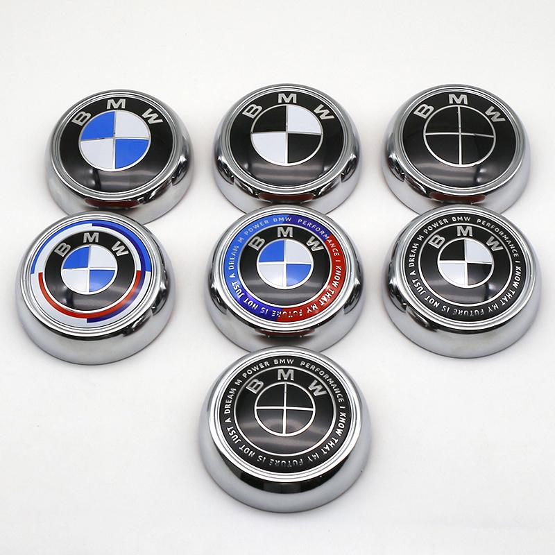 AAAQT1 ABS Car Rear Badge Emblem Blue White Logo Trunk Badge Original Replacement For BMW X6 X5 X4 X3 E70 F15 E71 F16 F25 F26 Stickers