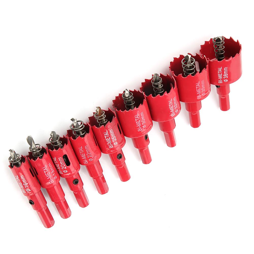 16 38mm M42 High Speed Steel Bi Metal Holesaw Cutter Hole Saw with Core Drill Bit