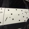 Adesivo per Auto 3D Decalcomania Proiettile Copriauto Moto Graffi Proiettile Realistico Adesivo Impermeabile 1 pz