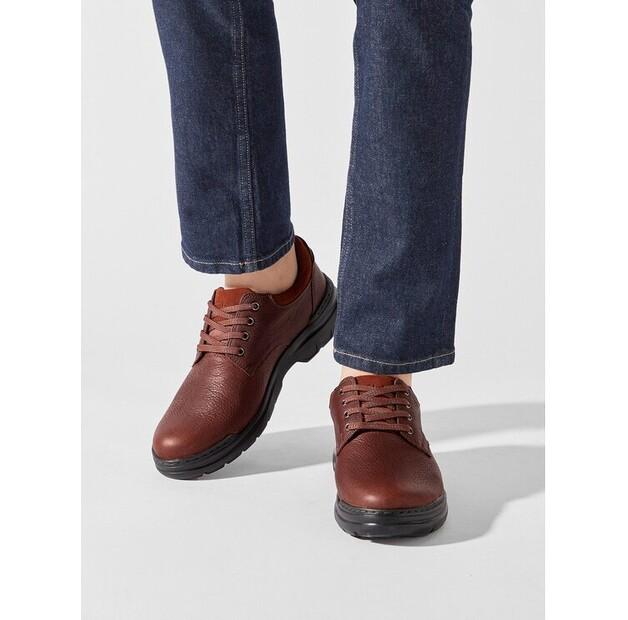 Halbschuhe Clarks Rockie WalkGtx GORE-TEX 261734657 braun