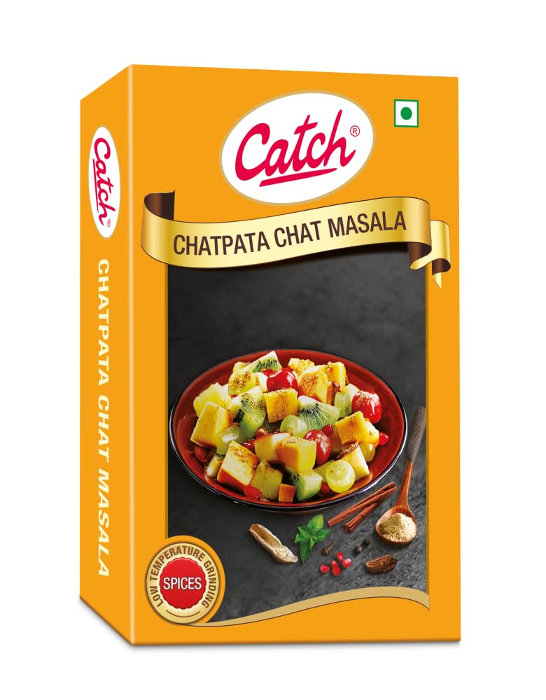 Catch Chatpata Chat Masala Powder 100 Gm X Pack Of 4 (400 Gm) Rich Flavor Spice Blend For Fruits And Vegetables