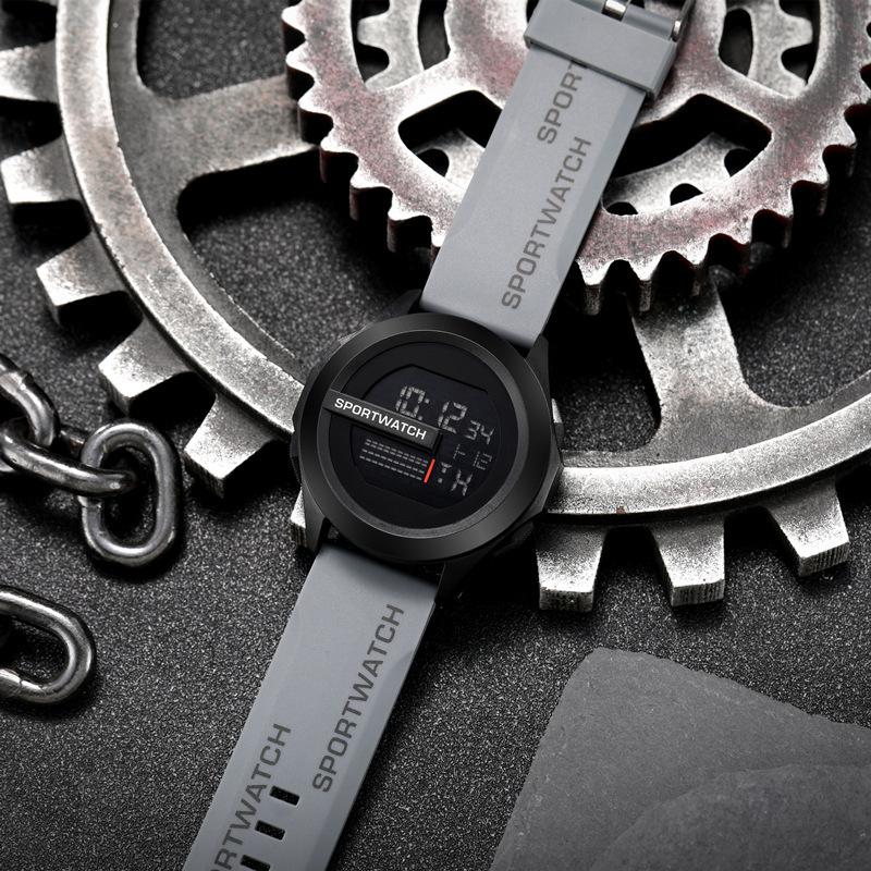 POSHI Sport Watch for Man Luxury Digital Wristwatch Stopwatch Luminous with Date Week Original Waterproof Clock free shipping