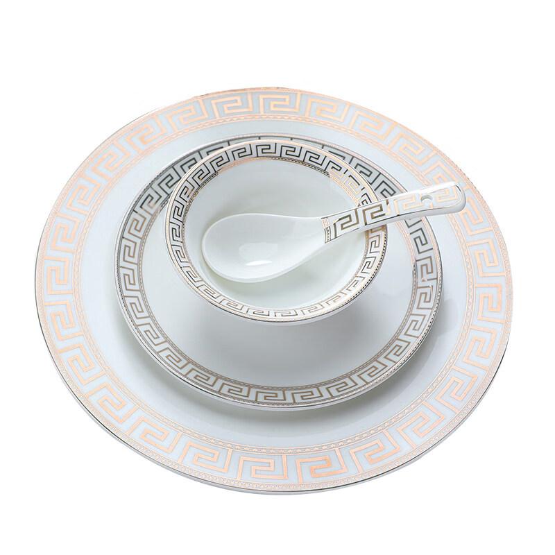 Customizable European Style Ceramic Dinnerware Set