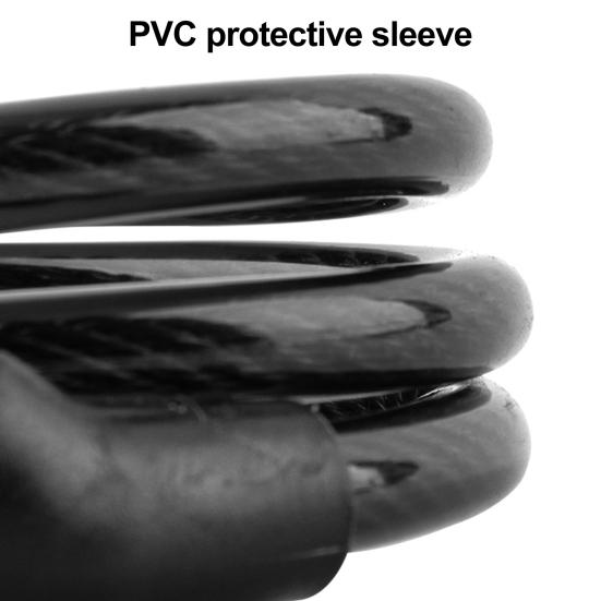 Anti-Theft Bicycle Combination Lock Rust Resistant Easy To Use Compact Size Mountain Bike 4-Digit Password Lock