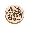 Scrapbooking Stamp Head, Floral Wax Seal Stamp Head Animal Wax Seal Stamp Head for Wedding Invitation Gift Decor