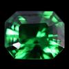 10 Ct AAA+ Natural Tsavorite Garnet Green CERTIFIED Emerald Cut Loose Gemstone