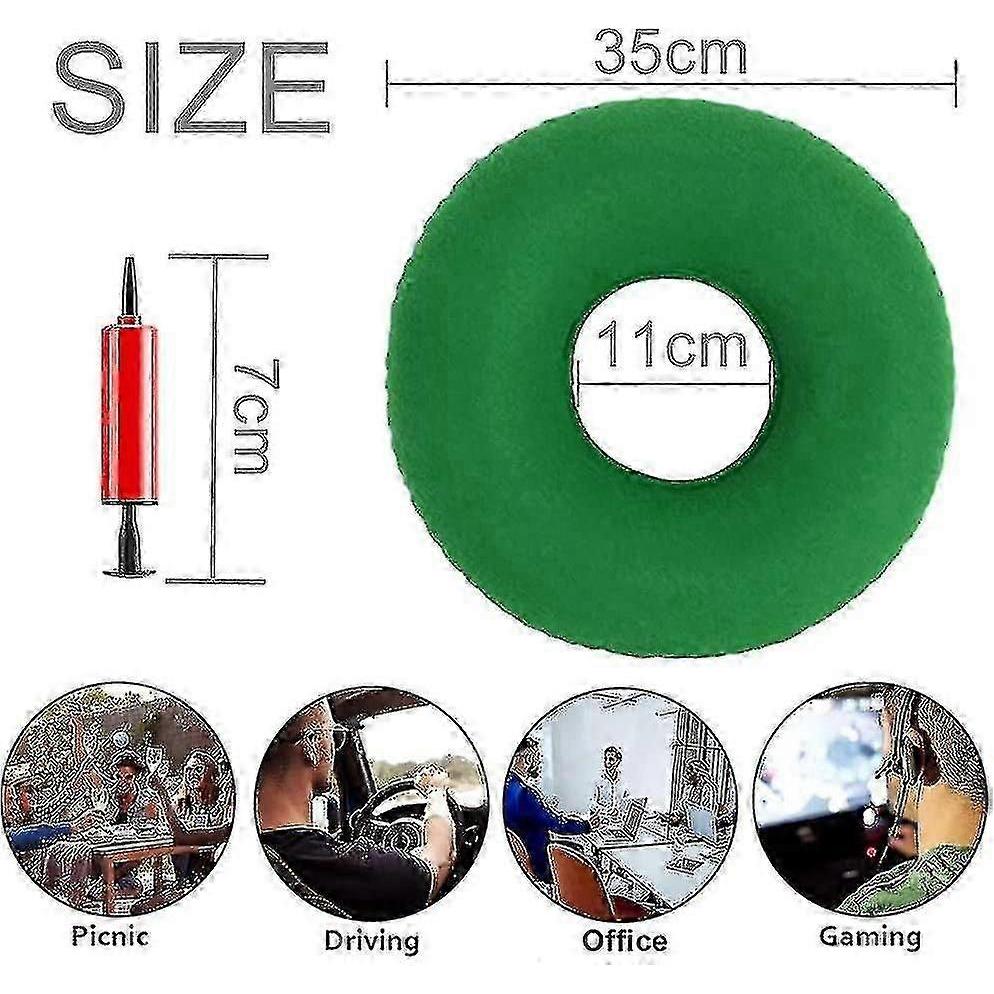 Seat Ring After Coccyx Orthopedic Seat Cushion Haemorrhoids Inflatable Ring Cushion With Pump Hardness Adjustable S202412246052
