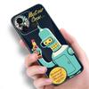 Cartoon F-Futuramas Black Case For Xiaomi Redmi 11 Prime 11A 12C 13C A1 A2 Plus A3 12 4G 10 13R 5G 9A 10A 9C 10C 9i 12R Note 9T