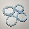 Jade super fairy crystal blue chalcedony bracelet, fashionable, fresh and romantic, white, take advantage of skin tone gifts, accessories women