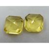Natural Yellow Sapphire Loose Gemstone 17.74 Ct Square Cut Pair September Birthday Birthstone