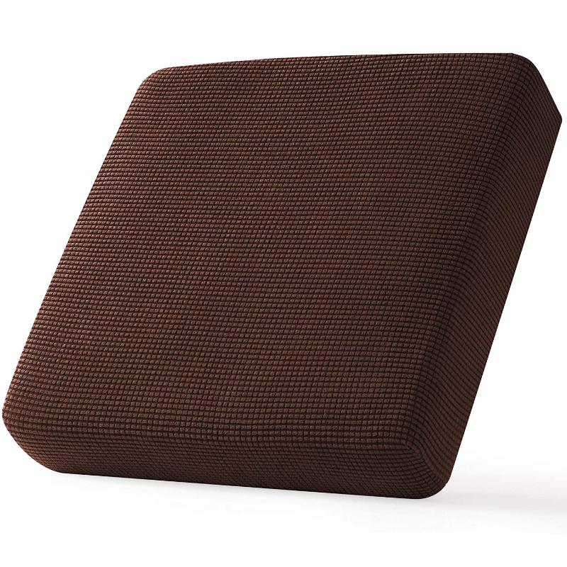 

Водонепроницаемый протектор из спандекса, жаккардовый чехол для диванной подушки, угловой диван, подушка для сиденья, эластичный однотонный чехол для дивана темно-коричневого