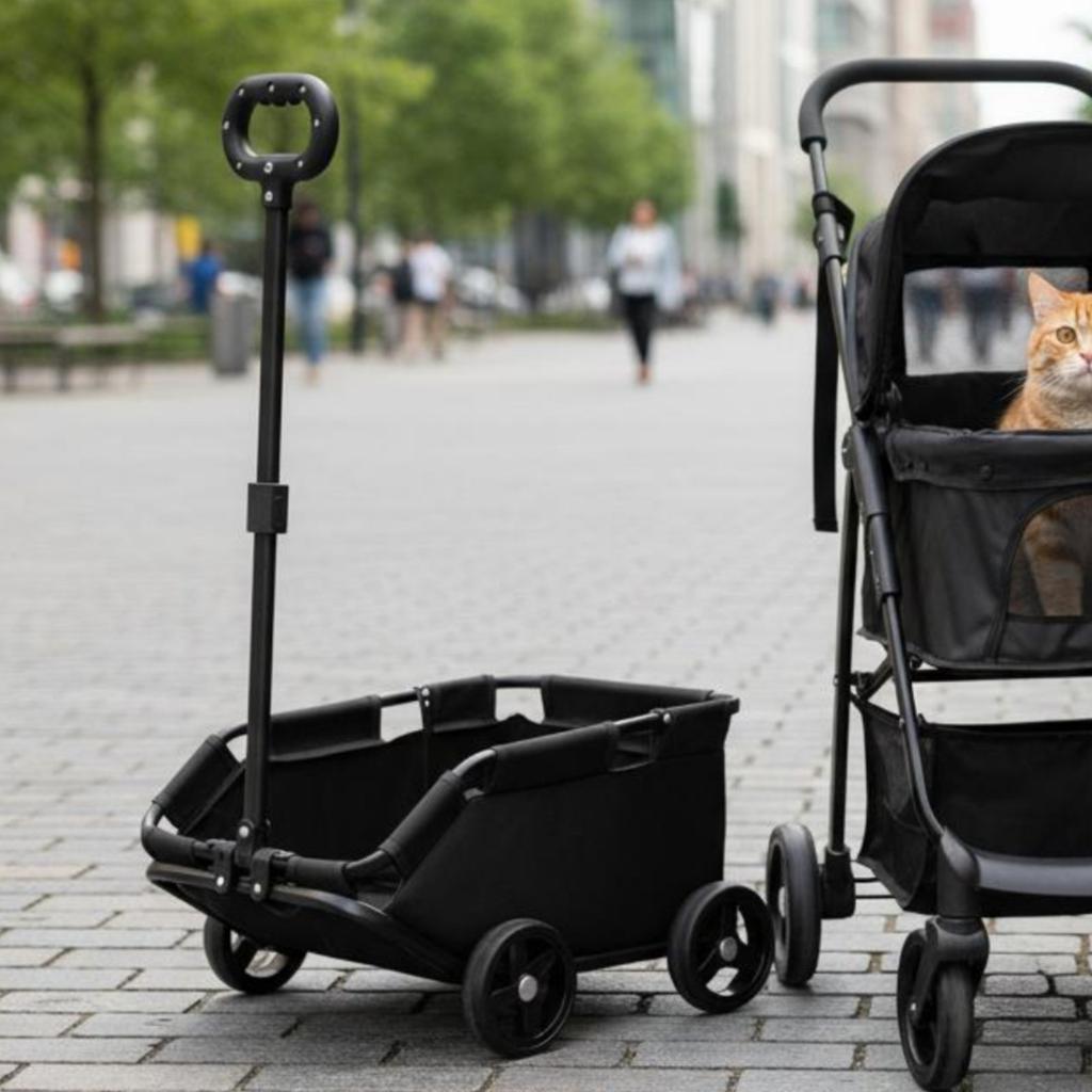 Dog Stroller Easy to Keep-Away Lightweight Pet Stroller Foldable Pet Wagon Quick Fold for Outdoor, Camping