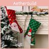 Heartwarming Christmas Stockings With Beautiful Santa And Snowman Patterns For Holiday Gift Giving