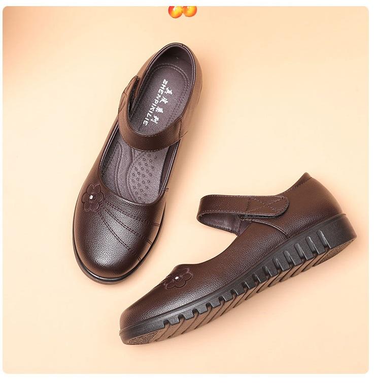 

Мода Новые туфли-балетки для женщин среднего возраста 1980-е ретро мэри джейн балетки черные туфли для униформы студентки колледжа большой размер 42 женские лоферы CN 37