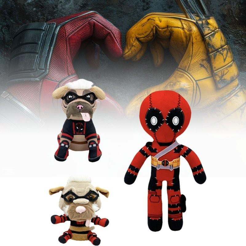 Cute Adorable Deadpool Wolverine Plush Toy Figurines For Kids Collectors