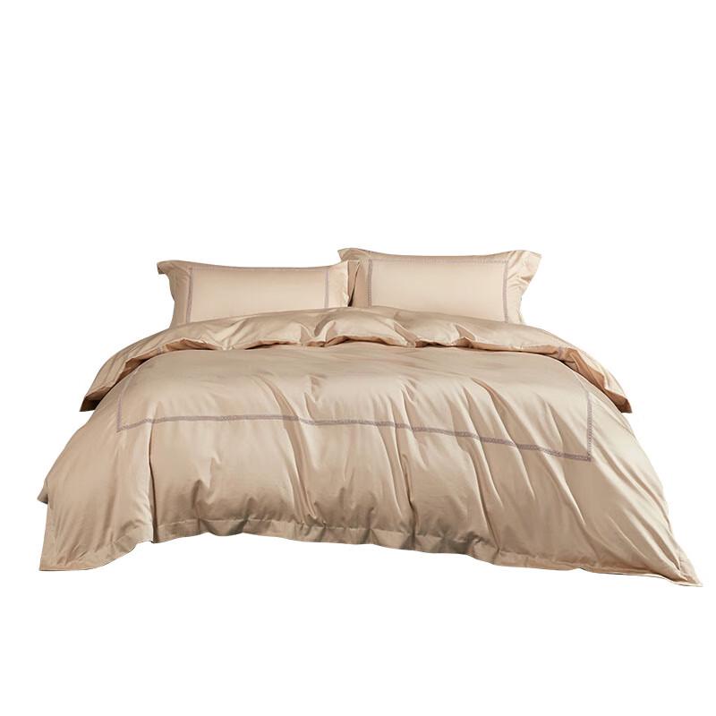 Luolai Shanni 100TC Sateen Cotton 4-Piece Bedding Set
