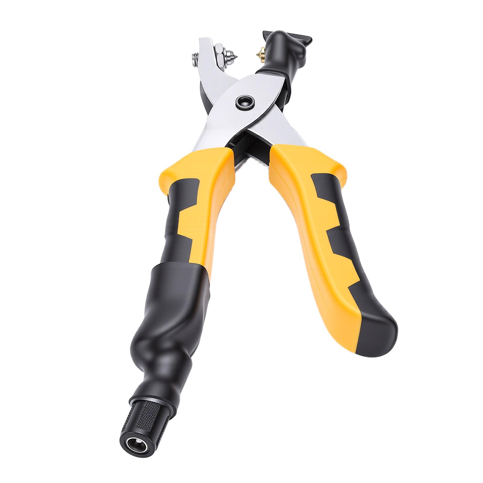 Electric Badminton Racket Trumpet Plier 2A Cold and Hot Press Plier Crimping Machine for Grommets Eyelets Installation