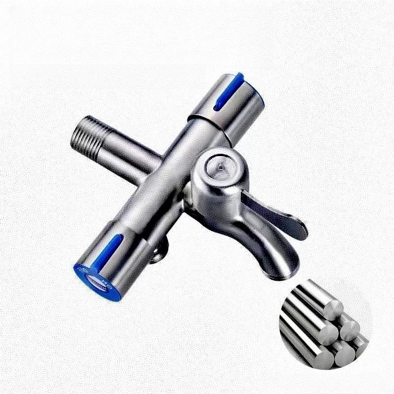 TLXT Stainless Steel 3-Way Washing Machine Faucet