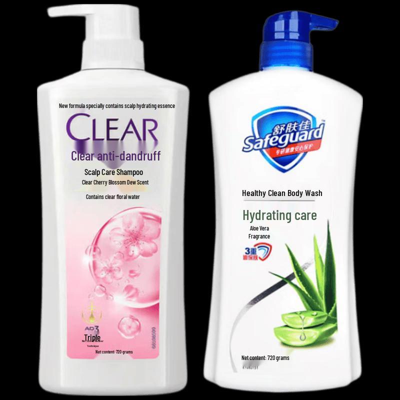 Clear Women s Sakura Shampoo & Safeguard Aloe Shower Gel Set