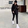 Women's European Black Hoodie | Casual Plus Size Pullover | Spring/Autumn 2024 White Sweatshirt