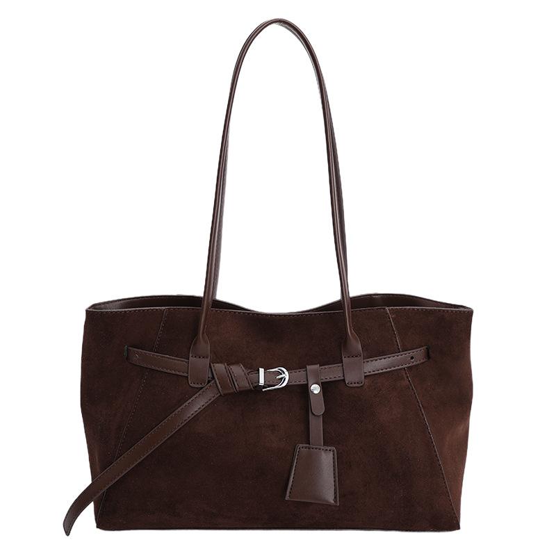 Retro Shoulder Bag, Tote Bag, Large-capacity Fashionable Commuter Underarm Bag